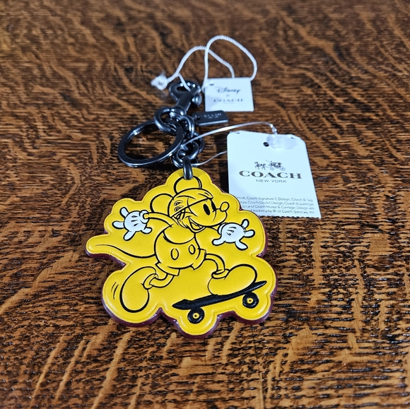 Coach x Disney Skateboard Mickey Mouse Bag Charm NWT - Picture 3 of 9